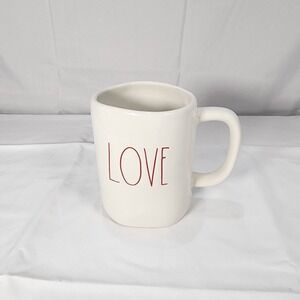 Rae Dunn Love Mug Red Letter Artisan Collection By Magenta